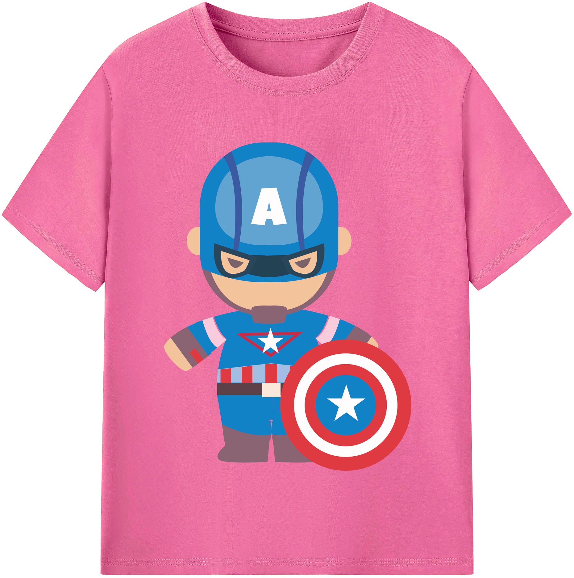 （画像用） アベンジャーズ The Avengers レディースカジュアルプリントTシャツ（綿100％）